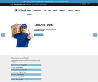 Jasabeli.com(Jasa Pembelian Barang Luar Negeri) Screenshot