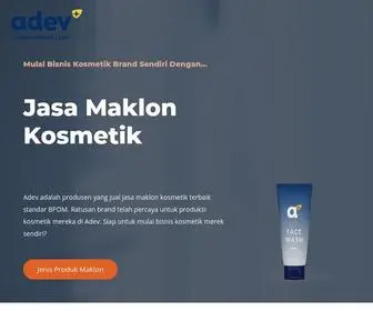 Jasamaklon.co.id(Jasa Maklon Kosmetik) Screenshot