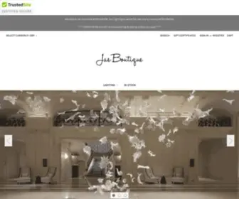 Jasboutique.co.uk(Jas Boutique Luxury Designer Furniture & Lighting) Screenshot