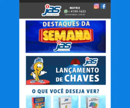 Jas.com.br(Chaves JAS) Screenshot