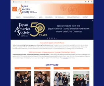 Jasdfw.org(Japan-America Society of Dallas/Fort Worth) Screenshot