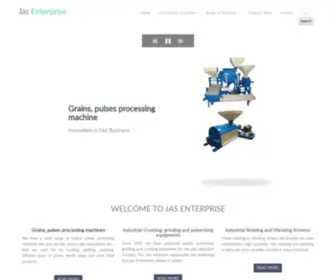 Jasenterprise.com(Industrial pulverizing equipments) Screenshot