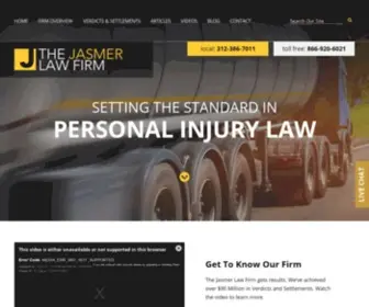 Jasmerlawfirm.com(Chicago Personal Injury Firm) Screenshot