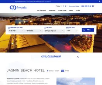 Jasminbeach.com(Jasmin Beach Hotel) Screenshot