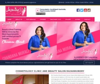 Jasminescmcc.com(Ladies Beauty Parlours rajahmundry) Screenshot