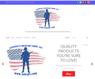 Jasminesmilitaryshop.com(Military Surplus and Tactical Gear CHARLOTTE) Screenshot