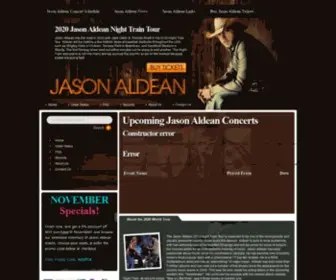 Jason-Aldean-Concerts.com(Jason Aldean Tickets) Screenshot