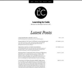 Jasoncavett.com(Learning to Code) Screenshot