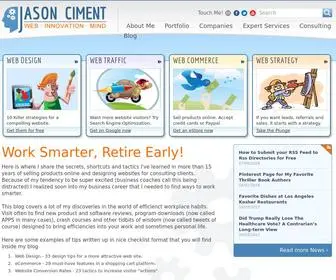 Jasonciment.com(Jason Ciment) Screenshot