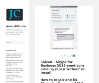 Jasoncoltrin.com(IT Solutions) Screenshot