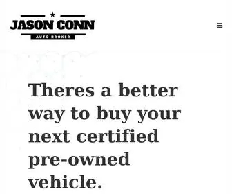 Jasonconn.com(There's a Better Way To Buy Your Next Vehicle) Screenshot