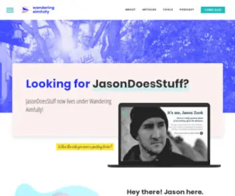 Jasondoesstuff.com(We believe experimentation) Screenshot