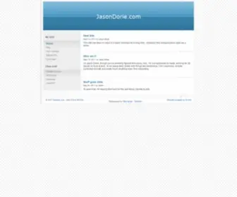Jasondorie.com(Keywords) Screenshot