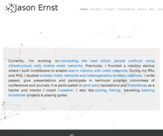 Jasonernst.com(Jason Ernst) Screenshot