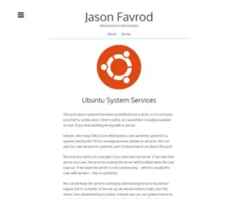 Jasonfavrod.com(Document) Screenshot