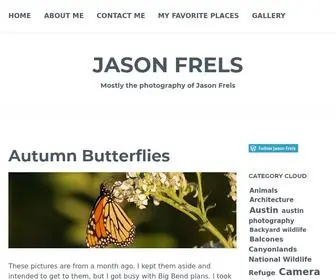Jasonfrels.com(Mostly the photography of Jason Frels) Screenshot
