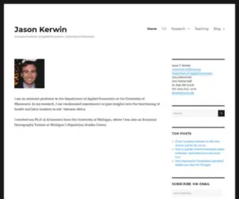 Jasonkerwin.com(Jason Kerwin) Screenshot