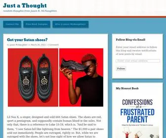 Jasonmcnaughten.com(Just a Thought) Screenshot