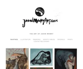 Jasonmowryart.com(Jason Mowry Art) Screenshot