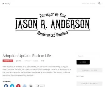 Jasonranderson.com(Jason (r) anderson) Screenshot