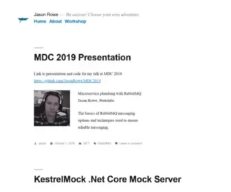 Jasonrowe.com(Jason Rowe) Screenshot