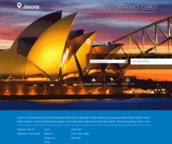 Jasons.com.au(Australia Accommodation) Screenshot