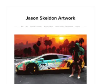 Jasonskeldon.com(Jason Skeldon Artwork) Screenshot