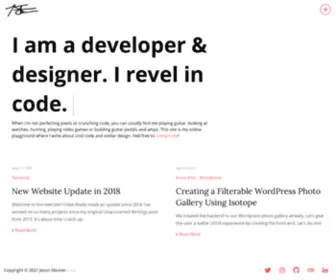 Jasonskinner.me(Jason Skinner) Screenshot