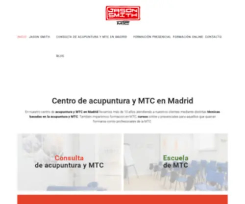 Jasonsmithmtc.com(Acupuntura en Madrid) Screenshot