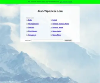 Jasonspencer.com(JASON SPENCER'S PAGE) Screenshot