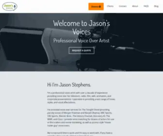 Jasonsvoices.com(Jason's Voices) Screenshot