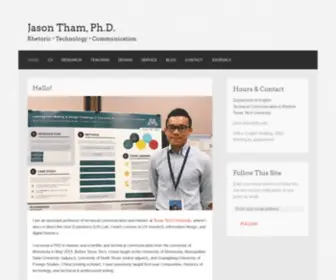 Jasontham.com(Rhetoric) Screenshot