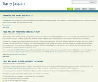 Jaspan.com(Barry Jaspan) Screenshot