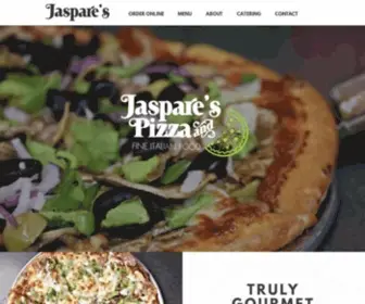 Jasparespizza.com(Jaspare's Pizza) Screenshot