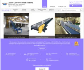 Jaspatconveyorsystem.com(Jaspat Conveyor Belt & Systems) Screenshot