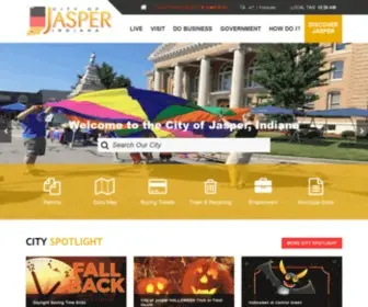 Jasperindiana.gov(Jasper, IN) Screenshot