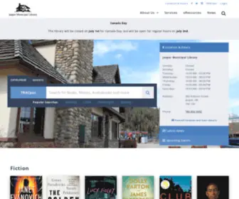 Jasperlibrary.ab.ca(Jasper Municipal Library) Screenshot