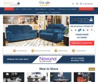 Jaspershome.co.uk(Jaspers of Hinckley Ltd) Screenshot