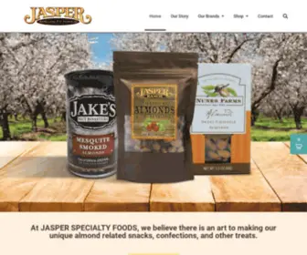 Jasperspecialtyfoods.com(Artisan Specialty Brands) Screenshot