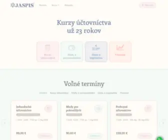 Jaspis.sk(Kurzy účtovníctva) Screenshot
