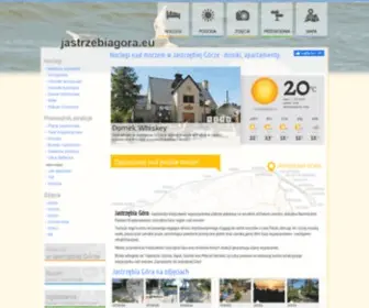Jastrzebia.com(Noclegi na wczasy nad morzem w miejscowości Jastrzębia Góra) Screenshot
