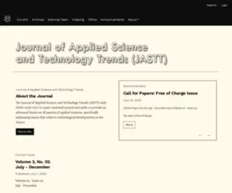 Jastt.org(Journal of Applied Science and Technology Trends) Screenshot