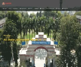 Jatcollegerohtak.ac.in(All India Jat Heroes' Memorial College) Screenshot