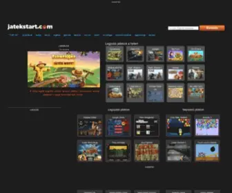 Jatekstart.com(új ingyenes online játékok ne is keress tovább) Screenshot