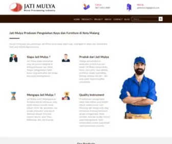 Jatimulya.co.id(Jati Mulya Produsen Pengolahan Kayu dan Furniture di Kota Malang) Screenshot