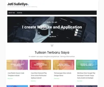 Jatisulistiyo.com(New Home) Screenshot