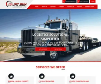 Jatsun.ca(Jat Sun Logistics Ltd) Screenshot