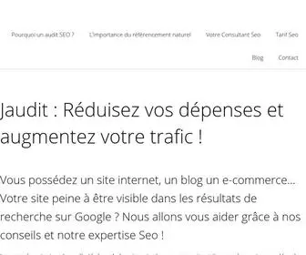 Jaudit.fr(Réduisez vos dépenses et augmentez votre trafic) Screenshot