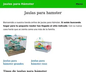 Jaulasparahamster.com(▷ JAULAS PARA HÁMSTER) Screenshot