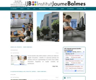 Jaumebalmes.net(Institut Jaume Balmes Barcelona) Screenshot